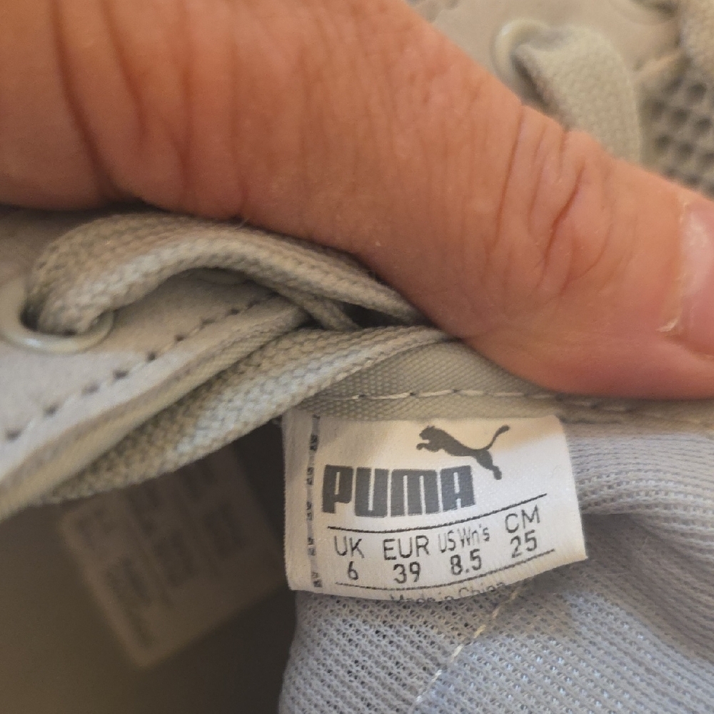 Puma Women's Beige Mesh Sneakers - Picture 6 of 9